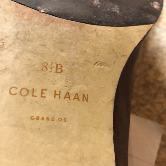 Cole Haan brown side zip low heel bootie - Picture 7 of 7